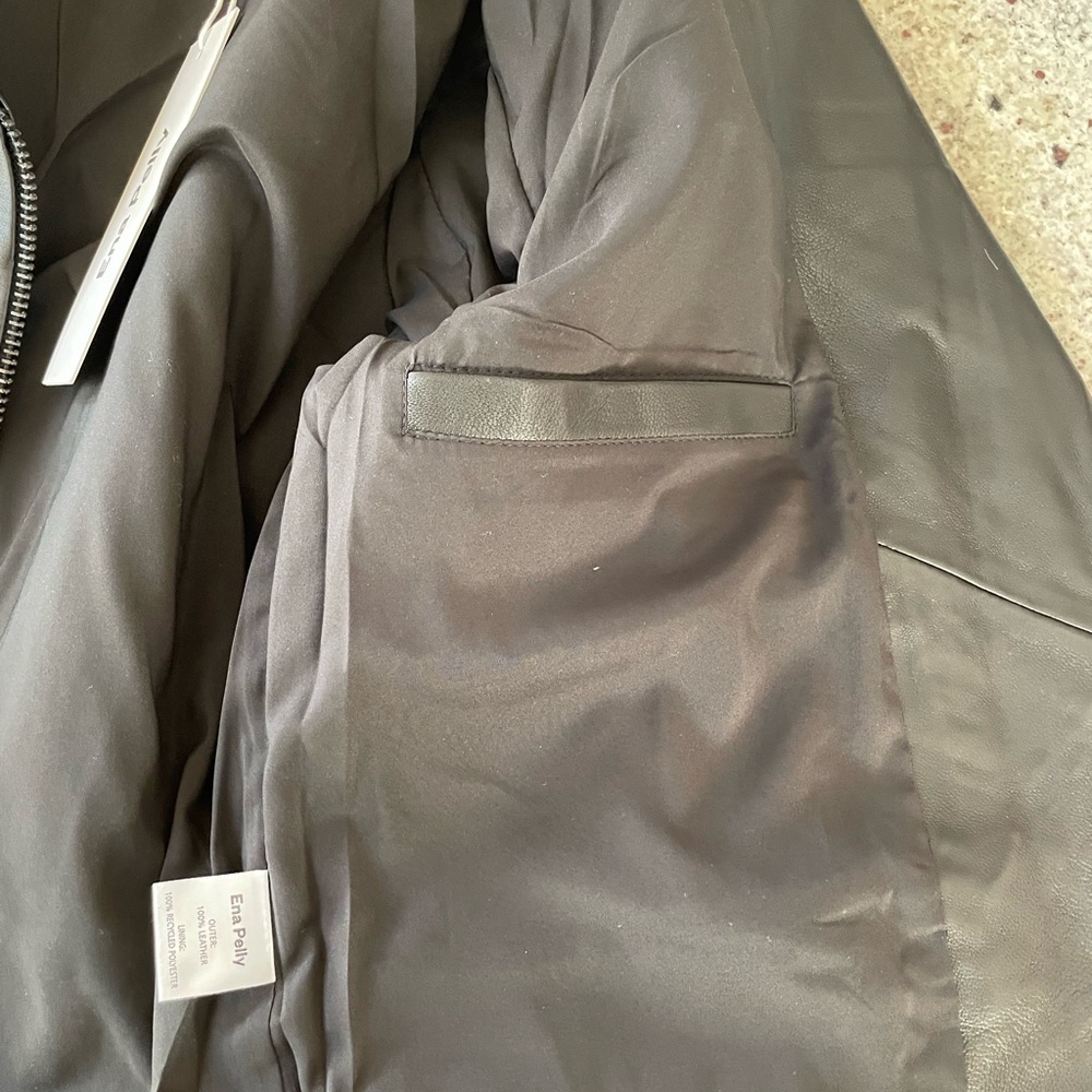 Leather Biker Jacket with Matte Black Hardware from Ena Pelly - Picture 11 of 14
